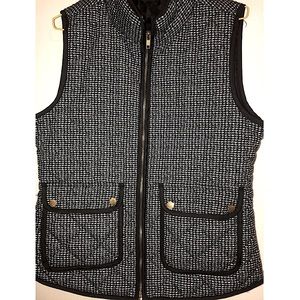 Houndstooth vest